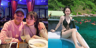 Cận cảnh đường cong và nhan sắc của bạn gái mới Quang Hải
