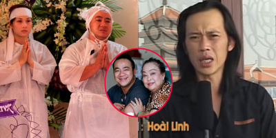 Hiếu Hiền khóc khi xem Hoài Linh dành lời tốt đẹp cho mẹ lúc qua đời
