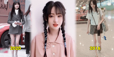 Đôi chân của Trịnh Sảng nay đã trắng trẻo, nuột nà làm netizen ghen tỵ