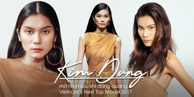 Kim Dung mờ nhạt sau đăng quang Vietnam's Next Top Model 2017