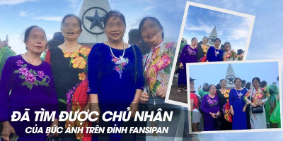 Những bức ảnh chụp ở Fansipan đã được chuyển đến 4 bác gái nhờ MXH