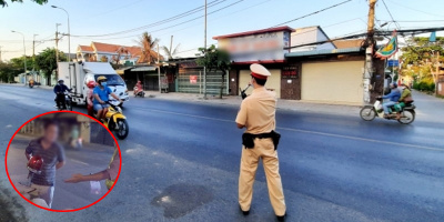 Bị phạt hơn 7 triệu, tài xế say xỉn đòi "cho" luôn CSGT xe máy