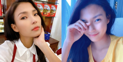 Thúy Diễm kiệt sức vì vào bệnh viện chăm con ốm