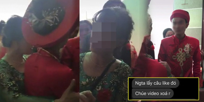 Chú rể lên tiếng vụ cô dâu đi cửa sau vì có bầu trước cưới