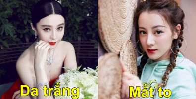 Tiêu chuẩn sắc đẹp của các mỹ nhân Hoa ngữ