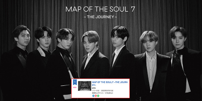 Map Of The Soul: 7 - The Journey của BTS phá vỡ kỷ lục tại Nhật Bản