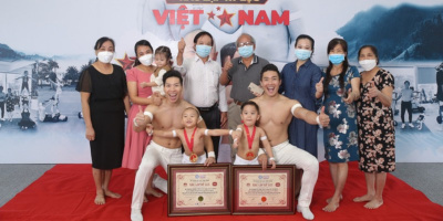 Hai quý tử nhà Quốc Cơ - Quốc Nghiệp lập kỷ lục Guiness Việt Nam