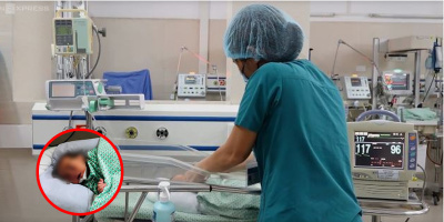 Bé trai sơ sinh bị bỏ rơi trong khe tường chờ người thân đến nhận