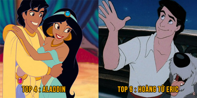 Xếp hạng vai trò và sức ảnh hưởng của các hoàng tử trong phim Disney