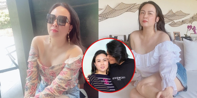 Phượng Chanel liên tục trễ nải khoe vai trần sau sinh em bé thứ 3