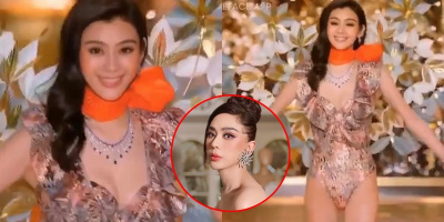 Lâm Khánh Chi diện nội y, catwalk trong show Victoria’s Secret