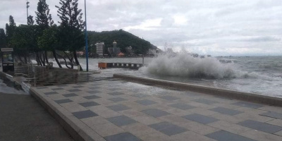 Hình ảnh biển động sau cơn bão số 5 ở Vũng Tàu