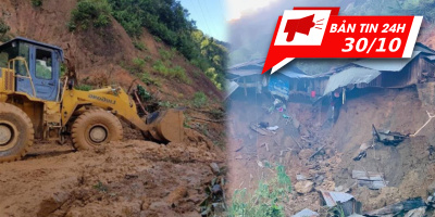 Bản tin 24h: 4 vụ sạt lở đất ở Quảng Nam, hàng chục người thương vong