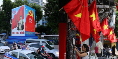 Kỷ niệm 1010 năm Thăng Long - Hà Nội, đường phố Hà Nội rực rỡ cờ hoa