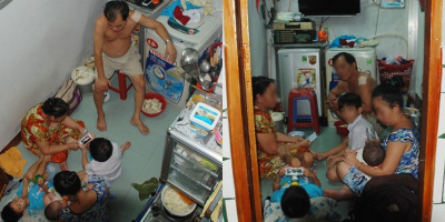 "Nhà mini" ở Sài Gòn: 14 người của 3 thế hệ cùng sống chung trong 6m2