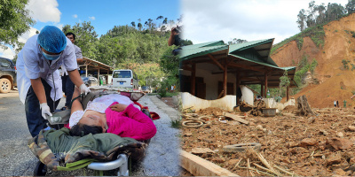 Quảng Nam: Thêm 1 vụ sạt lở núi, 9 người dân may mắn thoát nạn