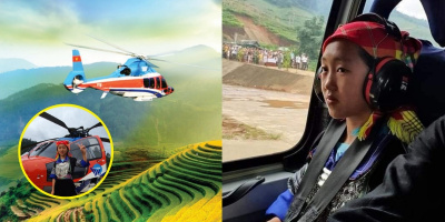 Ý nghĩa sâu sắc của chuyến bay trực thăng dành cho nữ sinh H'Mông
