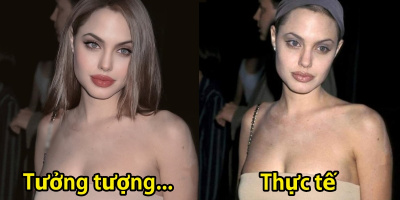 Bộ ảnh về thời kỳ đỉnh cao của  Angelina Jolie: Hóa ra chỉ là giả