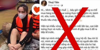 Thủy Tiên bị mạo danh tài khoản đi quyên góp để trục lợi