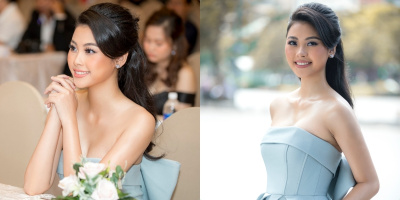 Top 5 Hoa hậu Hoàn vũ Việt Nam Đào Hà khoe vai trần gợi cảm