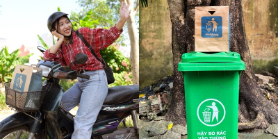 UNICEF Việt Nam biến xe máy thành “thùng rác” công cộng