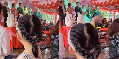 Bé gái tíu tít chúc mừng mẹ đi lấy chồng gây "sốt" mạng xã hội