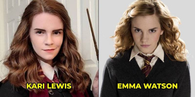 Cô gái giống Emma Watson đến mức mẹ đẻ không phân biệt nổi 2 người