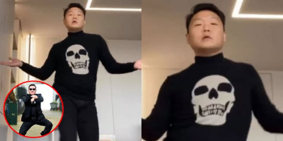 Psy gây chú ý với body thon gọn hậu giảm cân khi nhảy nhạc HyunA