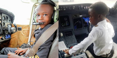 "Cơ trưởng" 7 tuổi đã biết lái máy bay thành thạo, ai cũng bái phục