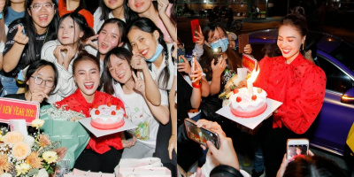 Lan Ngọc được fanclub "Cám con" tổ chức tiệc bất ngờ sau 1 tháng ở ẩn