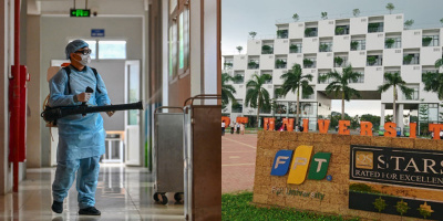 Hà Nội: Phong tỏa toàn bộ trường Đại học FPT cơ sở Hòa Lạc