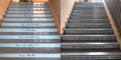 Thích thú với "bậc thang tri thức" để ôn bài tại một trường ở Nghệ An