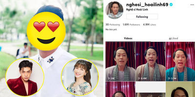 NS Hoài Linh follow 30 người ở TikTok nhưng chỉ có 3 ca sĩ