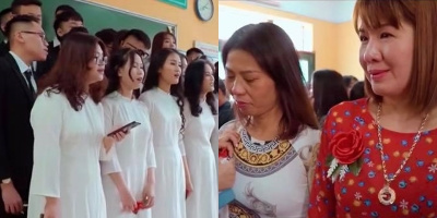 Làm điều đặc biệt trong buổi chụp kỷ yếu, cả lớp khiến cha mẹ rơi lệ