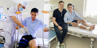 Lâm Tây bất ngờ trở về từ Thái Lan, ghé ngay bệnh viện thăm Hùng Dũng