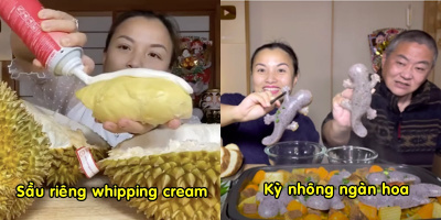 Những món ăn kỳ lạ khiến dân tình "há hốc mồm" của Quỳnh Trần JP