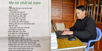 Tranh cãi bài thơ "Mẹ Tôi Chửi Kẻ Trộm" đạt giải trên báo Văn nghệ