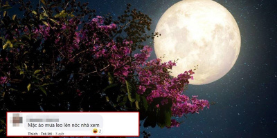 Tối nay sẽ có siêu trăng hồng tuyệt đẹp: Mưa có ngắm được không
