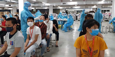 Phát hiện hơn 300 công nhân Bắc Giang nghi nhiễm Covid-19