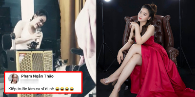 "Thánh sún" Ngân Thảo khoe giọng hát truyền cảm, triển vọng làm ca sĩ