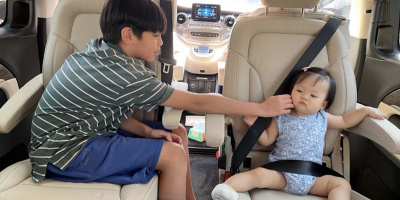 Subeo nựng em gái, thái độ Suchin khiến mẹ Đàm Thu Trang "hốt hoảng"