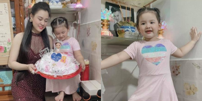 Con gái Vân Quang Long vô tư hỏi về ba trong ngày sinh nhật