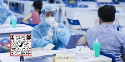 Mã QR đăng kí tiêm vaccine cực dễ thương ở quận 8, TP.HCM