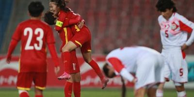 Thắng đậm Tajikistan 7-0, tuyển nữ Việt Nam vào VCK Asian Cup