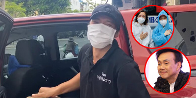 Tài xế của Chí Tài giờ theo lái xe cho Việt Hương đi từ thiện
