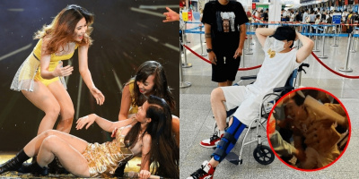 Những cú trượt ngã "hú hồn" của sao Việt: Karik bị chấn thương chân