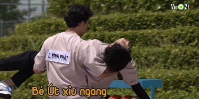 "Bé út" Jack bất ngờ xỉu ngang trong Chơi là chạy - Running Man Việt Nam mùa 2