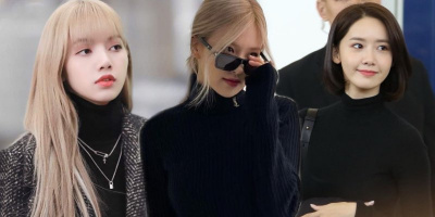 Áo cổ lọ "quốc dân" mặc mãi không chán của Rosé và dàn idol Kpop