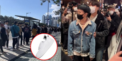 Hot như G-Dragon: Đi bán giày cũng khiến truyền thông vây kín