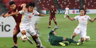 Hiệp 1 Việt Nam 0 - 0 Thái Lan: Quang Hải đá tốt, thủ môn Thái rời sân